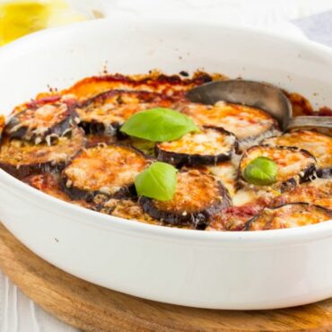 gratin parmesan aubergine