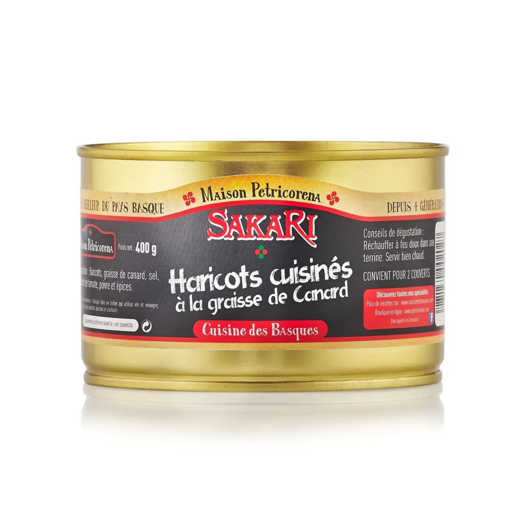haricots cuisines 400 g