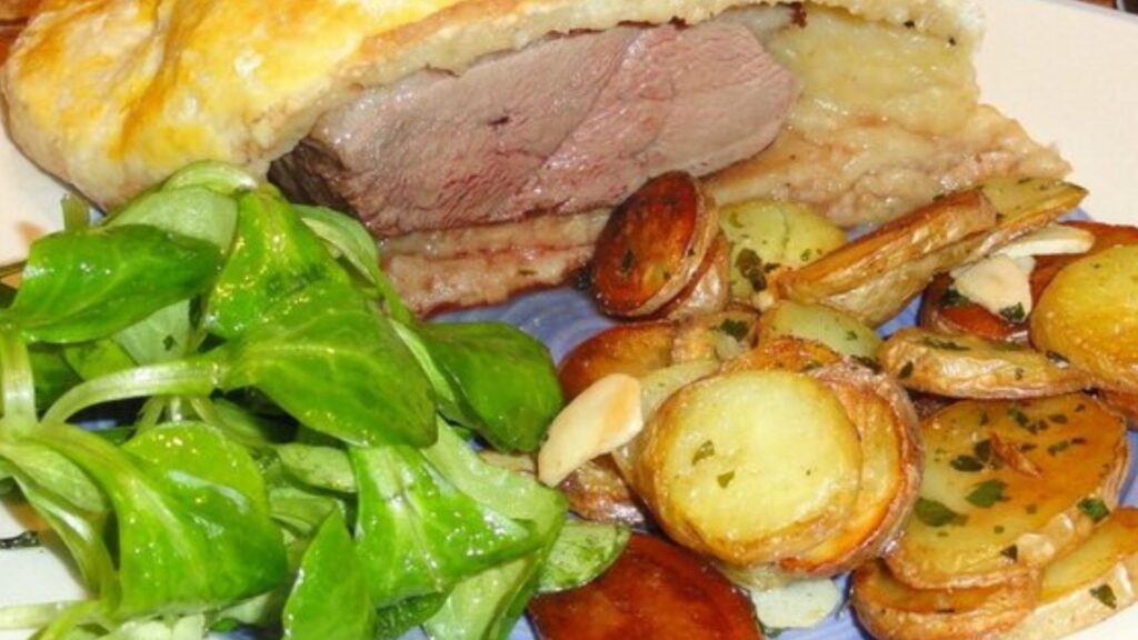 magret en croute et pomme de terre sarladaise