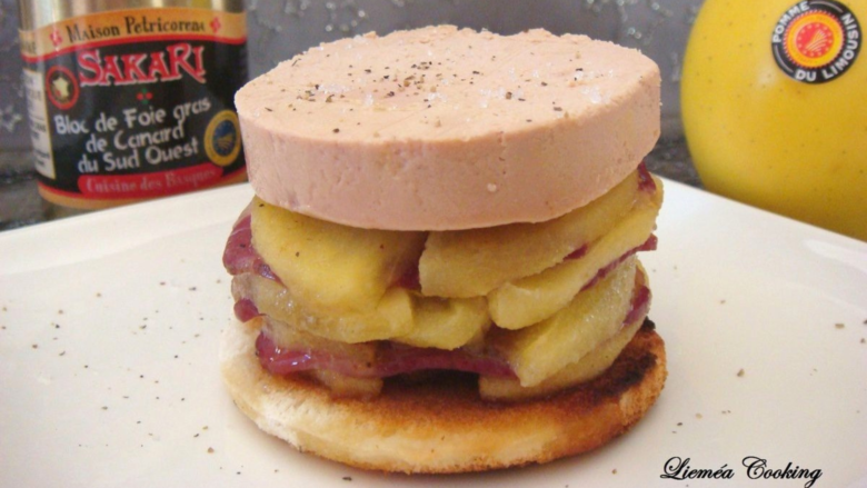mille feuille foie gras