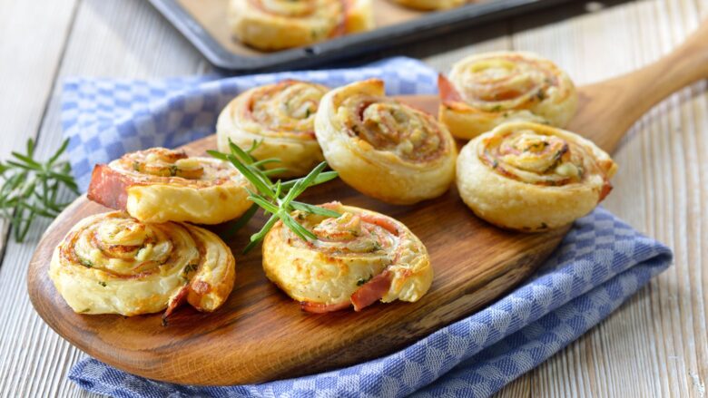 palmier au jambon de Bayonne