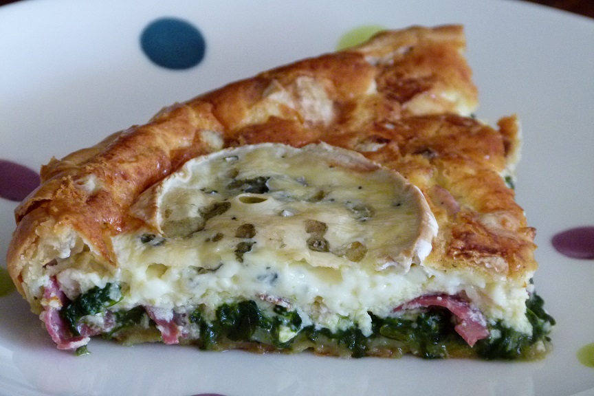 quiche epinard bleu