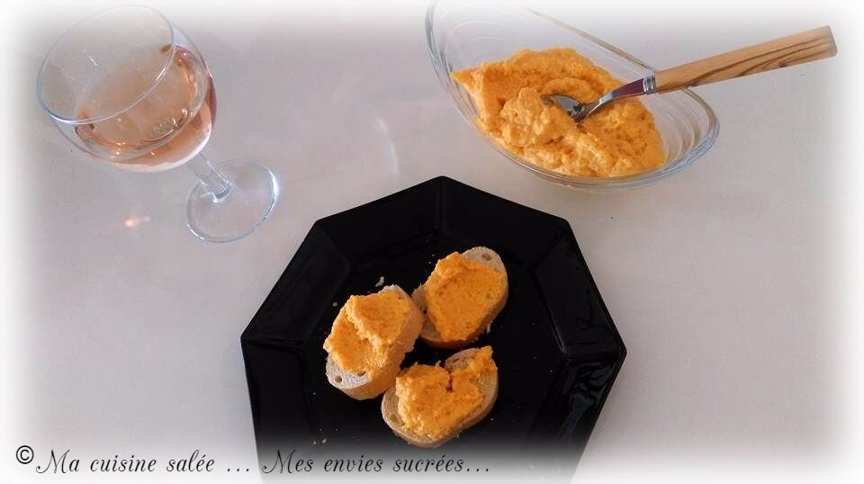 rillette de carotte au piment d'espelette