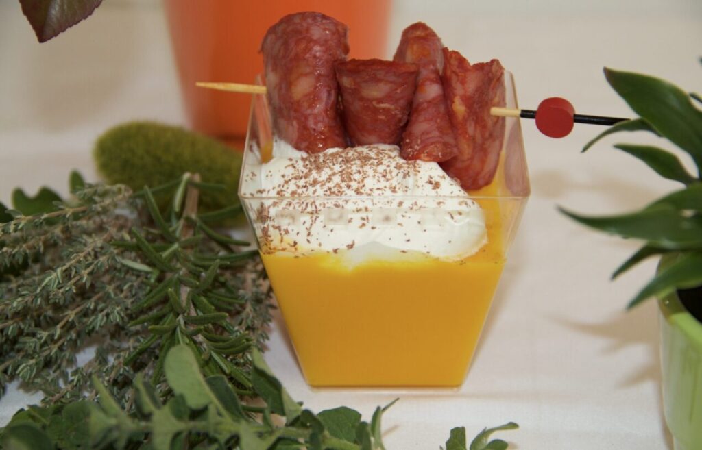 verrine velouté carotte