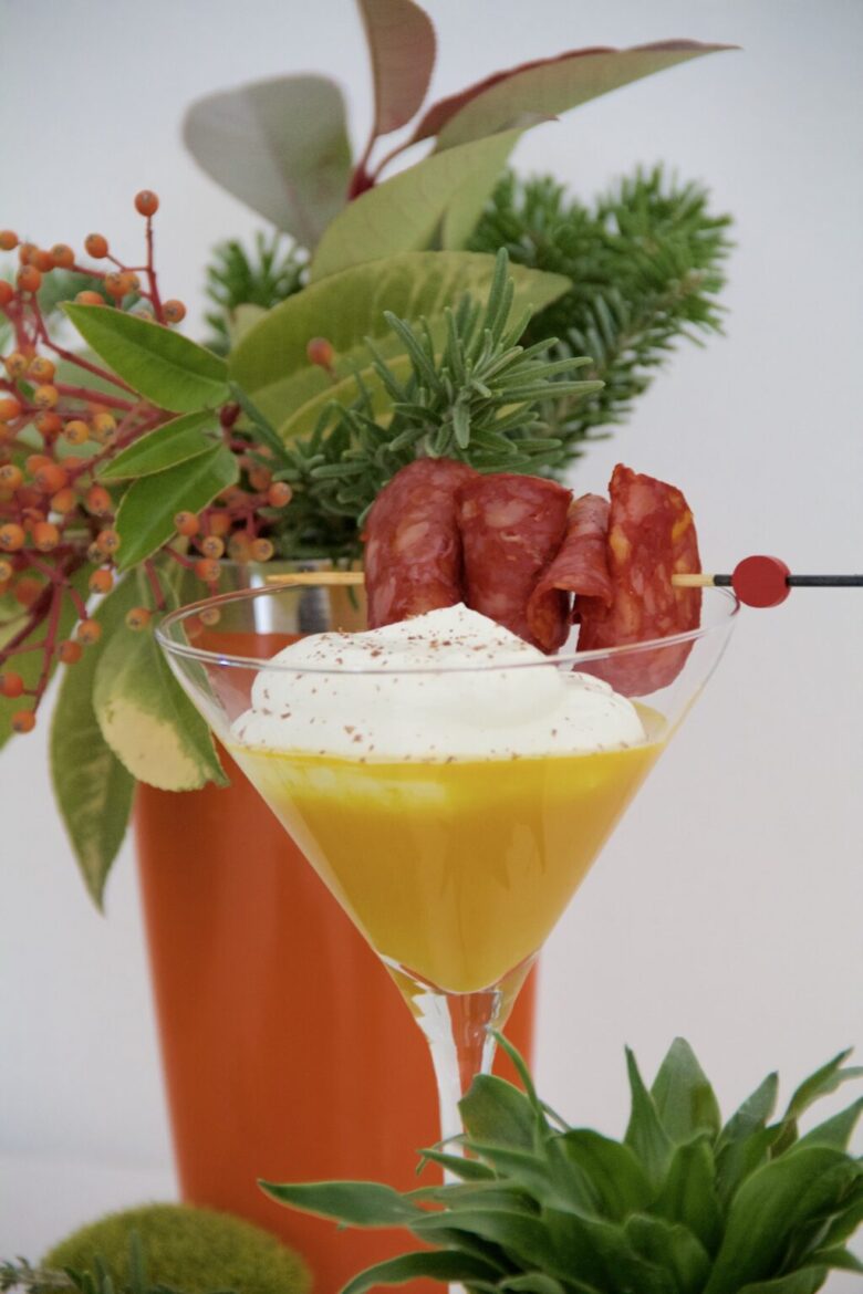 verrine velouté carottes
