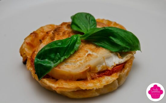 tartelette chevre tomate basilic