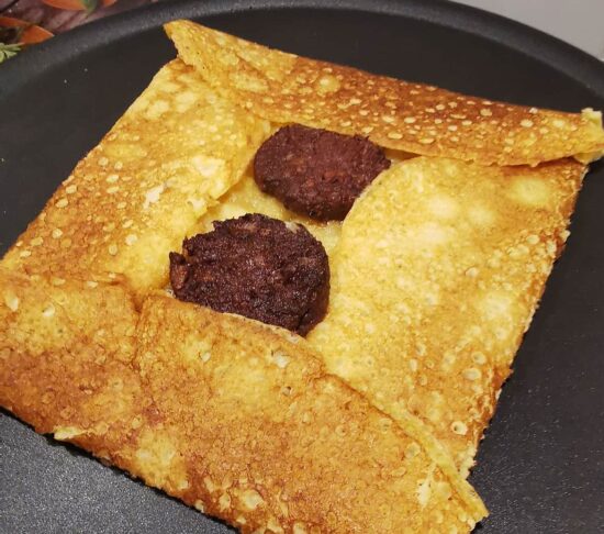 crepe pomme boudin
