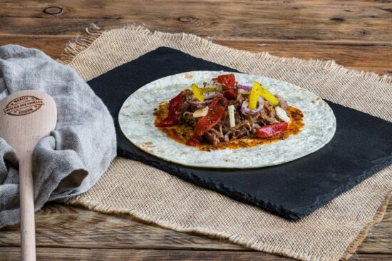 fajitas agneau confit