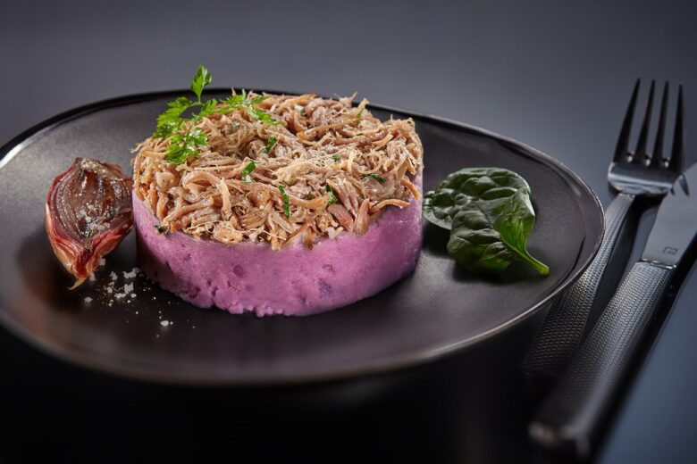 parmentier agneau confit