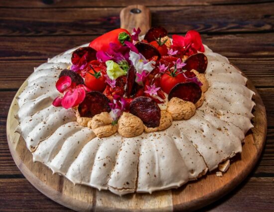 pavlova chorizo