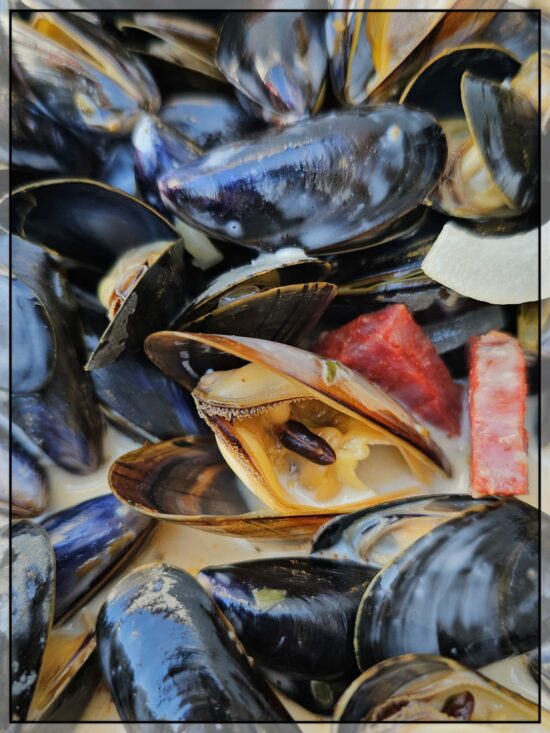 moules plancha