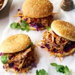 burger effiloché porc