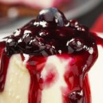 panacotta cerises noires