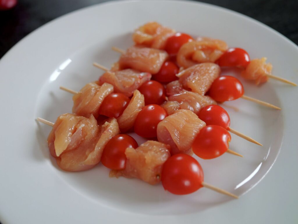 poulet tomates cerises