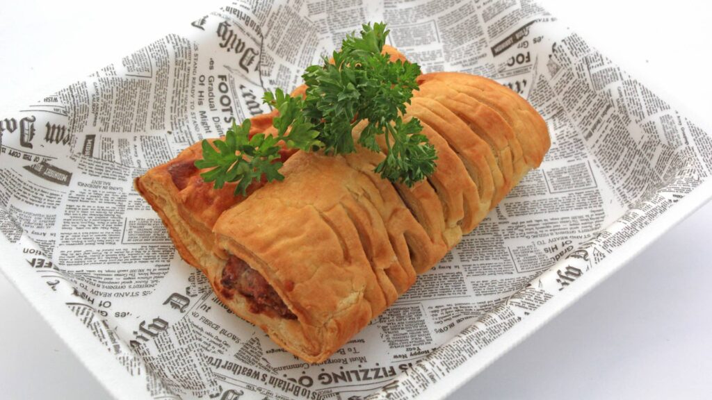 feuilleté saucisse confite