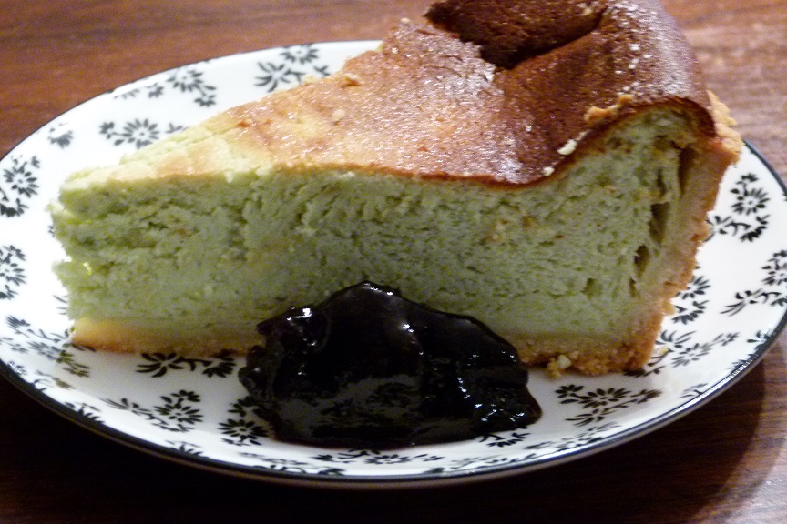 gateau fromage blanc confiture de cerises