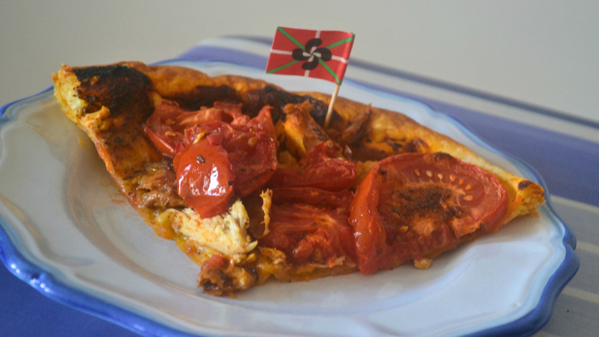 tarte poulet sauce basque sakari