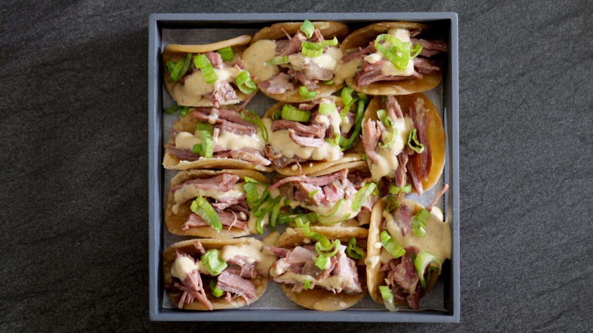 tacos agneau confit