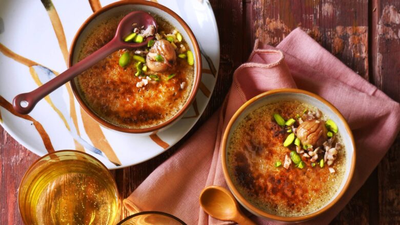 Crème brûlée à la crème de marron