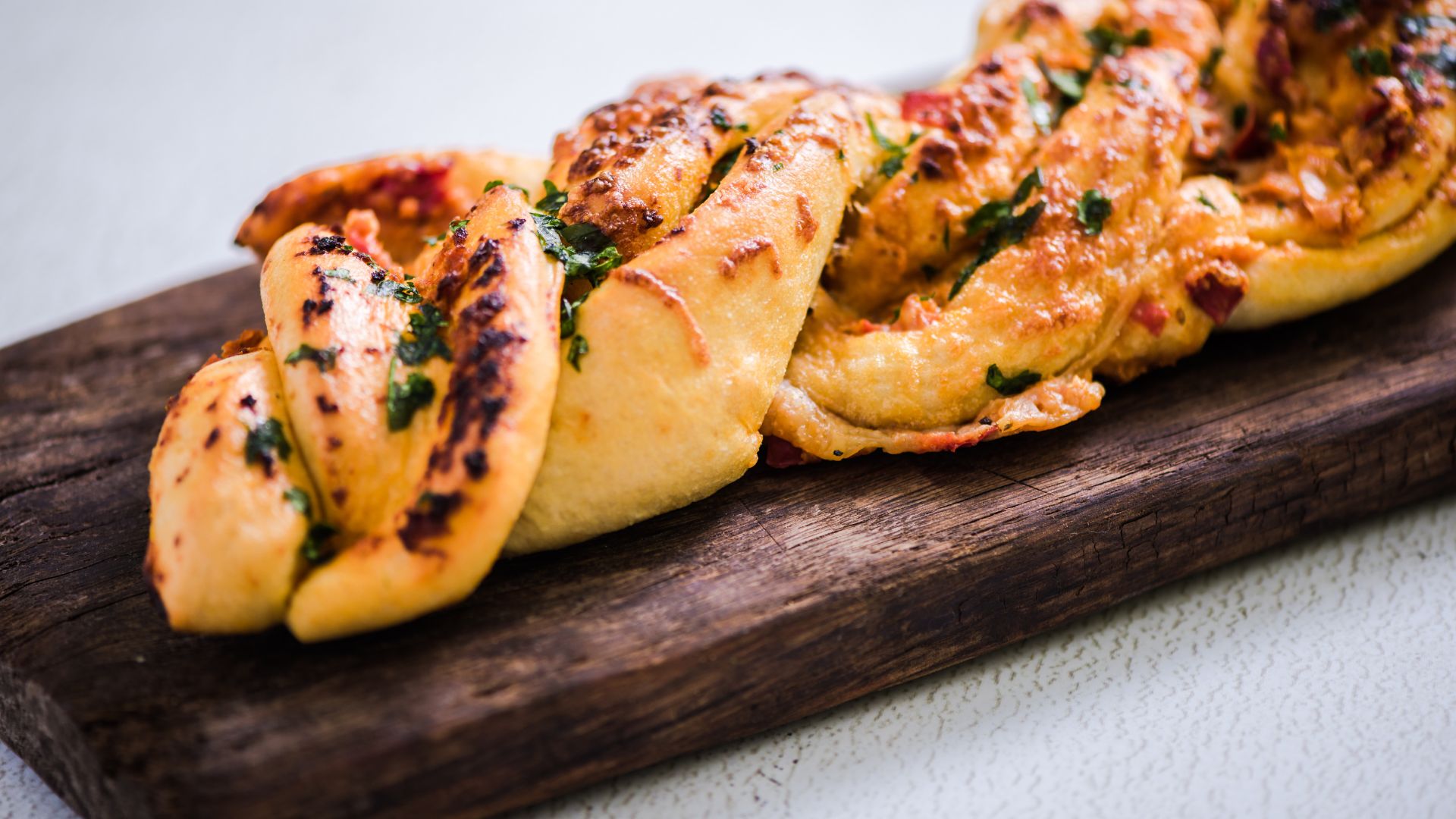 pizza tressée jambon de bayonne